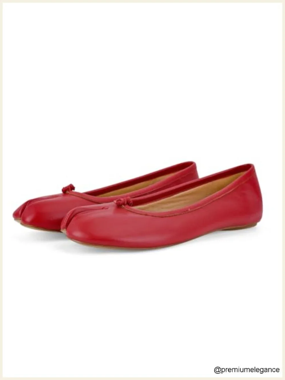 Split Toe Ballet Flats Wide Width Slip-On Comfort Casual Work Shoes